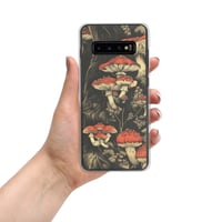 Image 6 of Dark Cottagecore Goth Inspired Vibrant Mushroom Clear Case for Samsung®