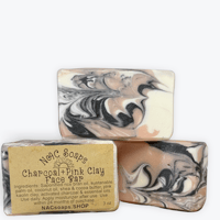 Image 1 of Charcoal + Pink Clay Facial Cleaning Bar