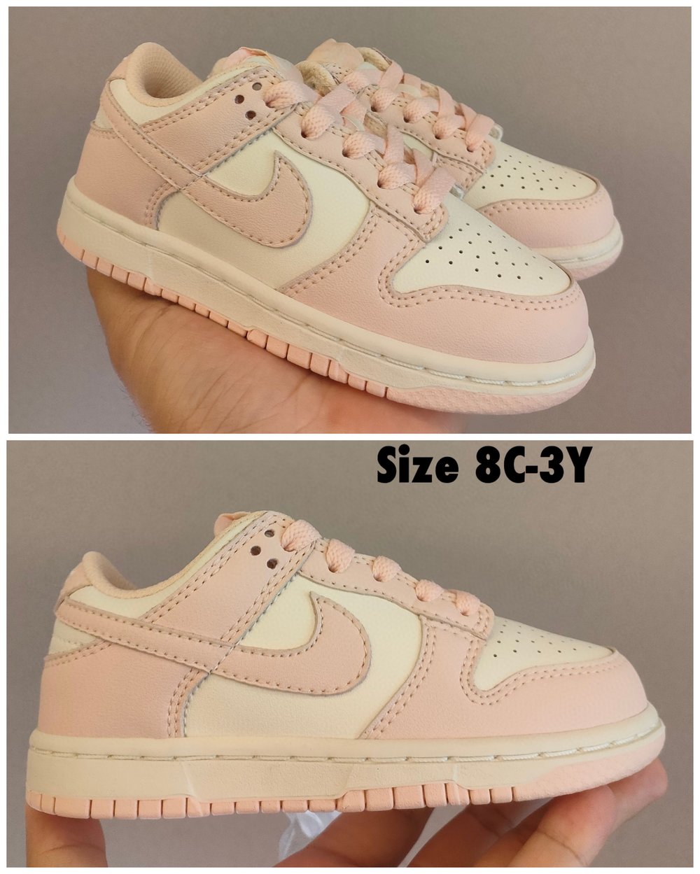 Image of Custom Sneakers Light pink 8c - 3Y