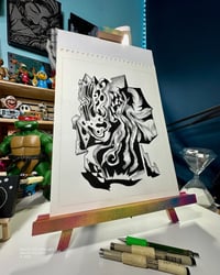 Image 4 of Ink on Paper Drawing - Encore