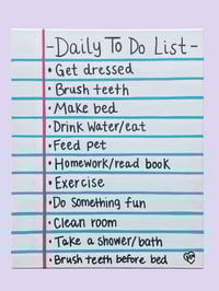 Daily To Do List