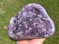 Image 4 of Amethyst With Calcite & Polished Edges #2185