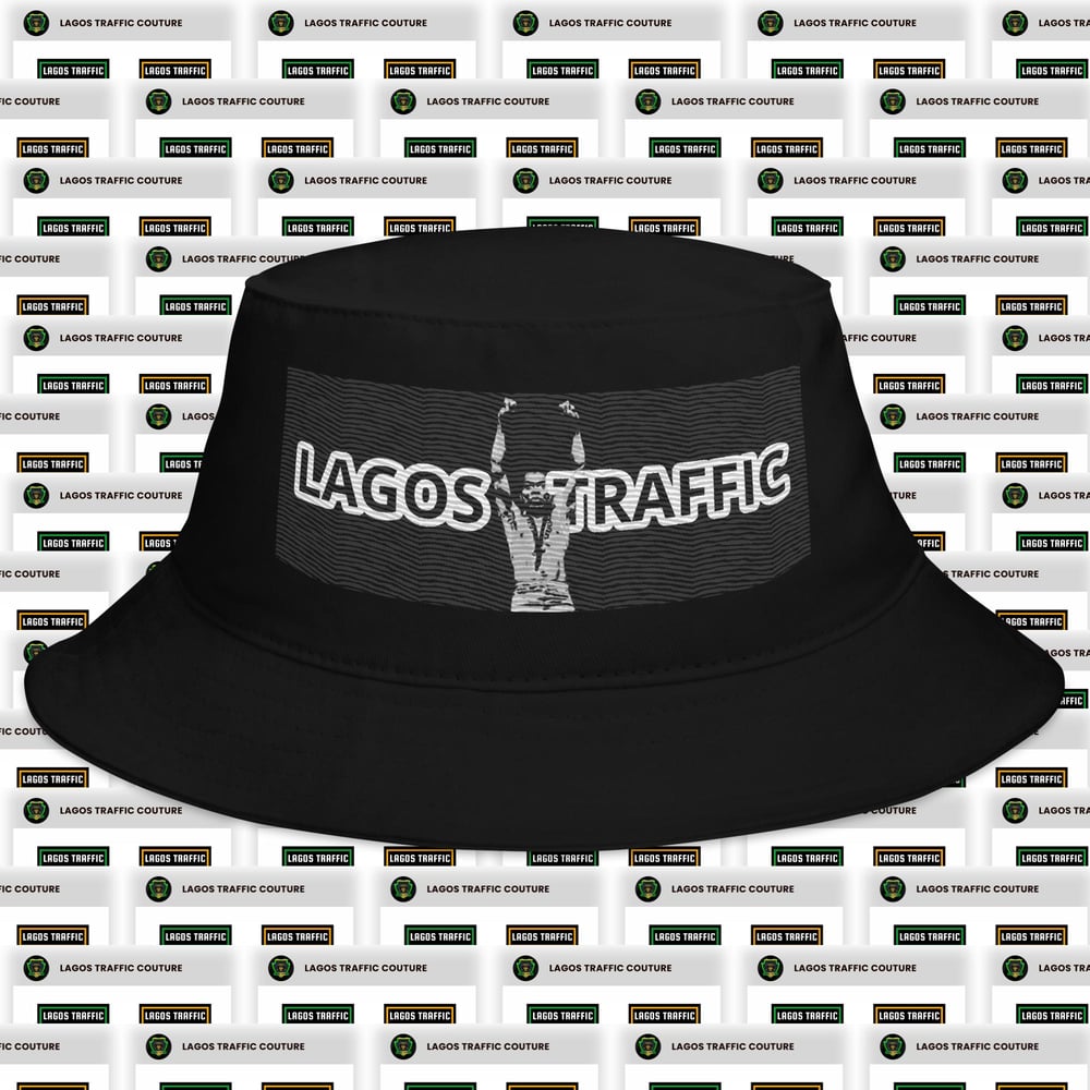 LAGOS TRAFFIC LUX COUTURE TWILL BUCKET HAT (ICON/ BLK/WHT)