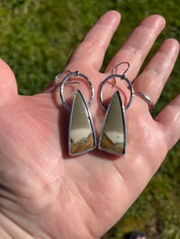 Image 2 of Sterling and Jasper Earrings