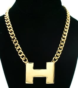 Image of H Link Necklace
