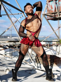 Image 1 of THE CANDY APPLE SKIRT HARNESS SINGLET