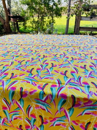 Image 3 of Tablecloth - Among The Gum Trees (Yellow)