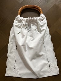 Image 1 of Totebag linge ancien Céline 