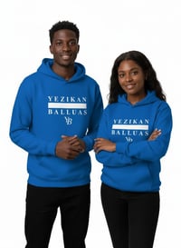 Image 3 of YB Royal Blue Fleece Pullover Hoodie 