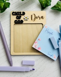 Image 2 of Child of god sticky note pad holder 