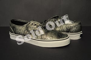 Image of Vans Syndicate Authentic "S" DILL / SNAKE SKIN sz 8 9 9.5 10