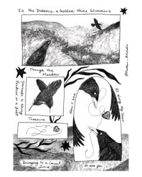 "Crows in Love" Comic-Print