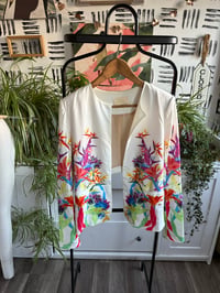 Image 3 of High low printed jacket 