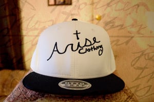 Image of Freehand Snapback- White/Black 