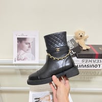 Image 7 of CC Chain Leather Boots