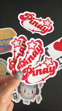 Image 3 of Filipina Pink Stickers