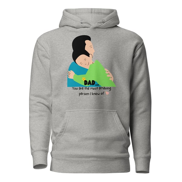 Image of Unisex Amazing Dad Hoodie (Light Colors)