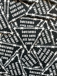 Image 5 of Bottoms and Tops All Hate Cops Sticker