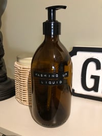 Image 2 of Amber glass pump bottles