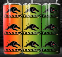 Panthers logo 20oz tumbler