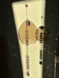 Image 2 of Glass Abstract Jelly Fish Sun Catcher