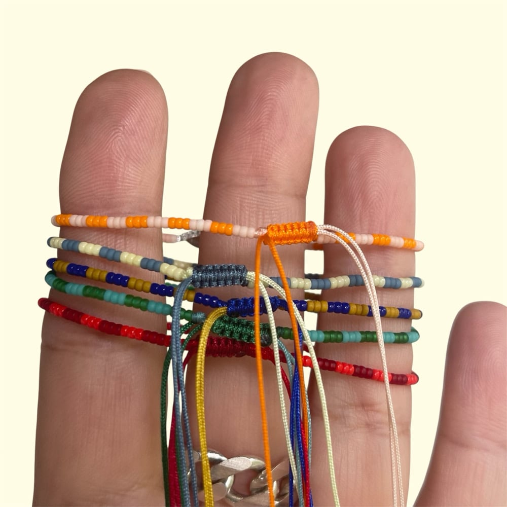 Image of Eye bracelet with beads