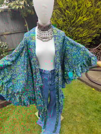 Image 1 of Amara Wrap dress - turquoise henna