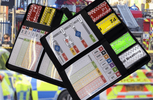 Image of MAJOR INCIDENT NHS TEN SECOND TRIAGE (TST) Kit - Casualty labelling following triage