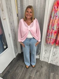 Image 7 of Mia - Butterfly Knit Top (3 Jumpers In 1)