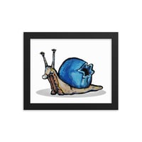 Image 1 of Framed Blueberry SNART photo paper poster