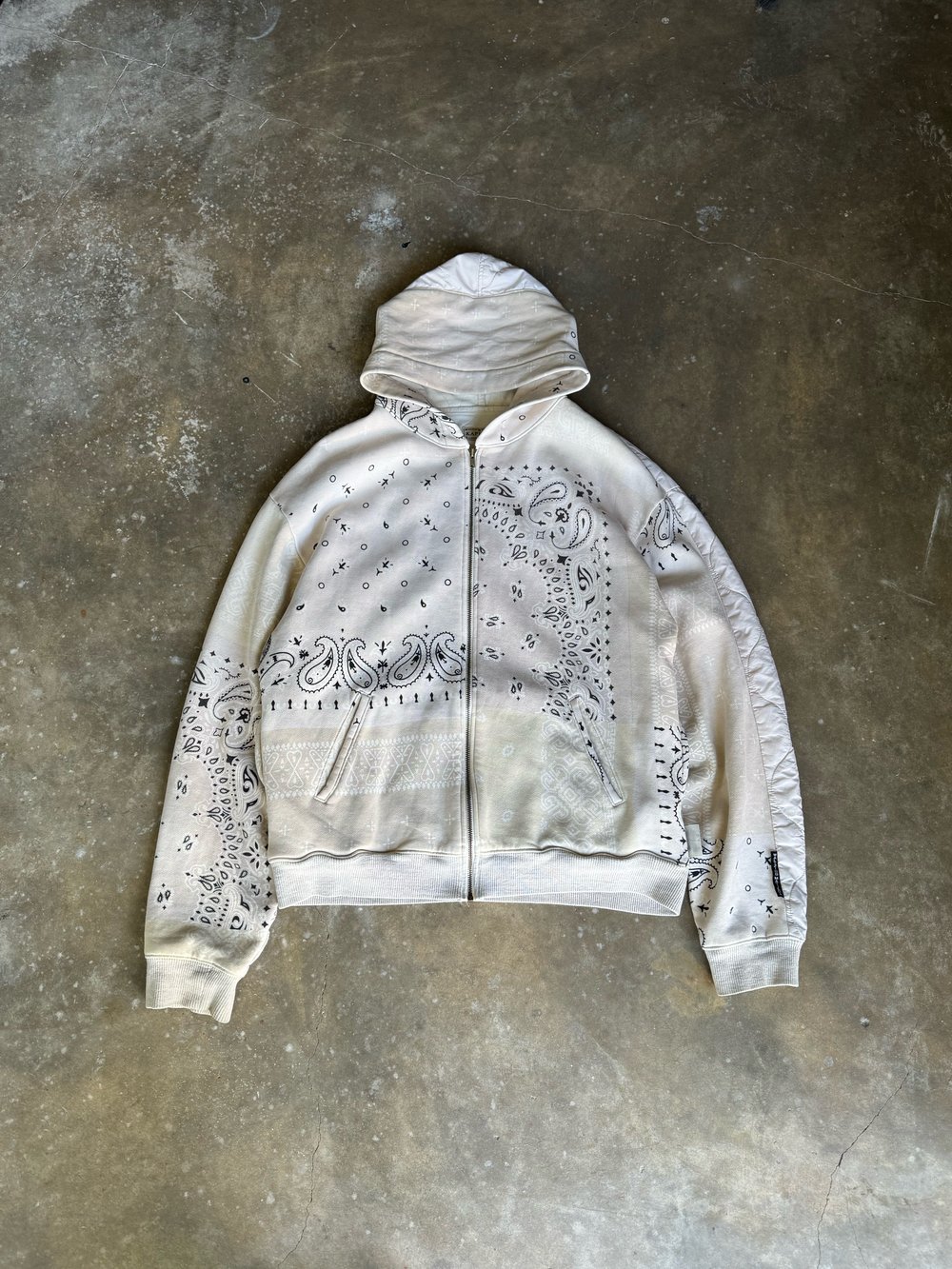 Image of Kapital Paisley Bandana Hoodie