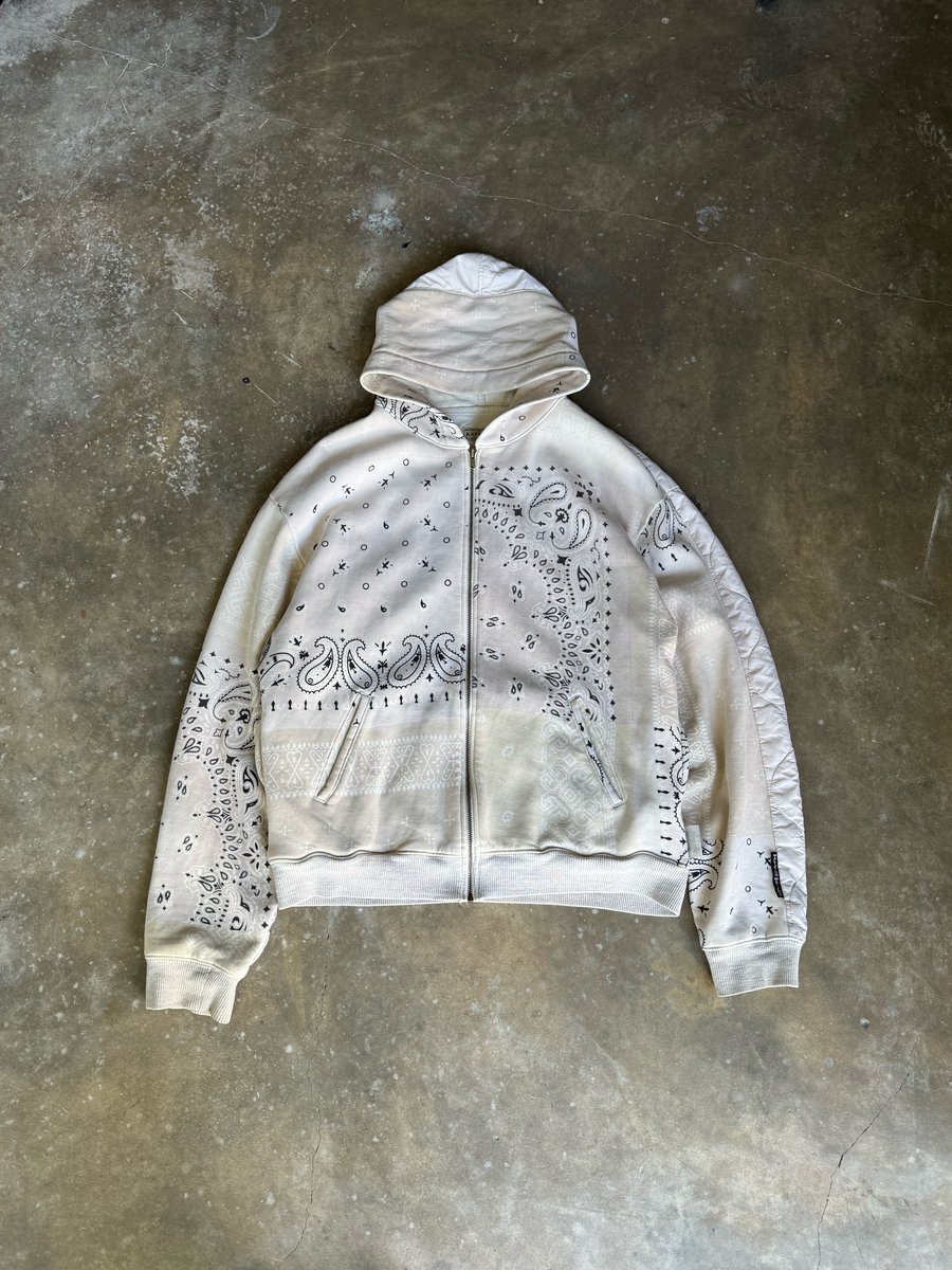 Image of Kapital Paisley Bandana Hoodie