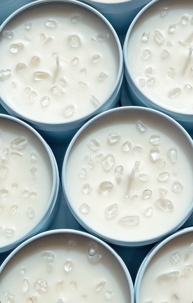 Image of MINDFUL Crystal Mini Tin Soy Candle