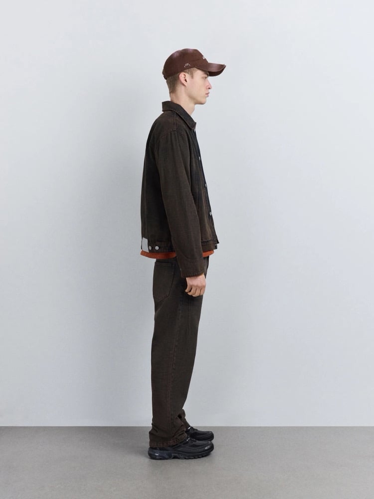 Image of A COLD WALL CROMER TRUCKER DYED ONYX