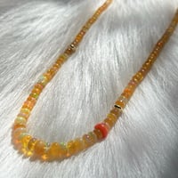 Image 4 of Yellow Ethiopian Opal Necklace