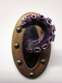 Image 1 of Single murky purple Tentacle jewelry holder