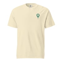 Image 2 of SAT Location Tee- Ivory/Green