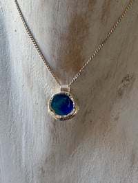 Image 2 of Sterling Blue Tide Pendant 