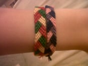 Image of Crossover Pattern Friendship Bracelets