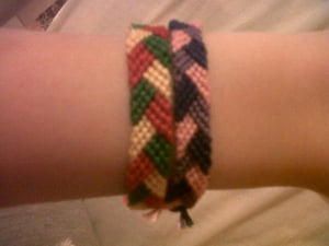 Image of Crossover Pattern Friendship Bracelets