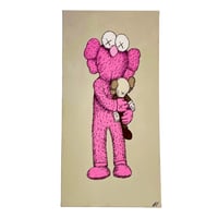 Image 1 of PINK ELMO KAWS PAINTING