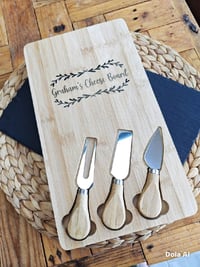 Image 3 of Personalised Cheese and Tools Board