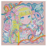 Image 2 of Thought Full Size Diamond Painting by Hiroko 
