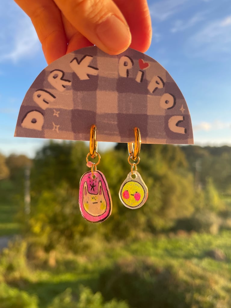 Boucles D'oreilles Rose Image 4