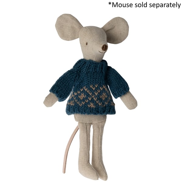 Image of Maileg - Knitted Sweater for Dad Mouse