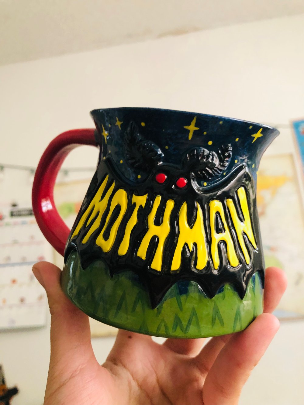 Image of Mothman mug Pre order