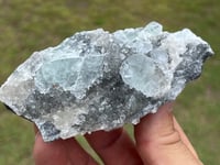 Image 3 of Fluorite On Druzy Quartz Matrix #2620