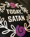 Today Satan Floral Polyester Lightweight Tote Bag