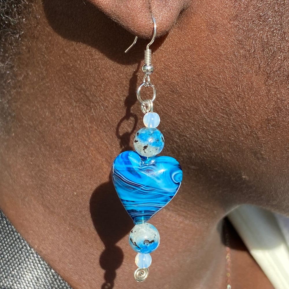 Image of heart of the sea earrings