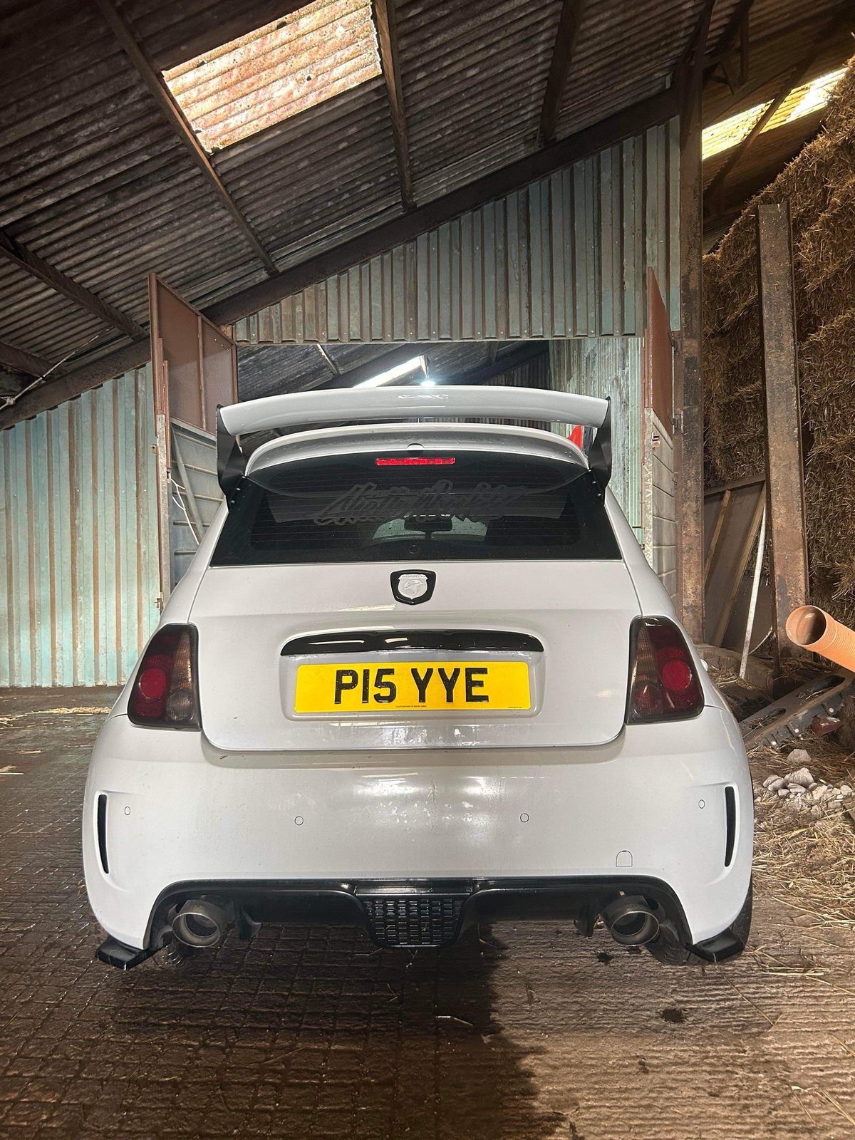 Fiat 500 / 595 / 695 - Track Spoiler Version (Carbon or Fibre Glass blade)  | Track Car Aero